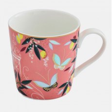 Sara Miller Orchard Mug Coral