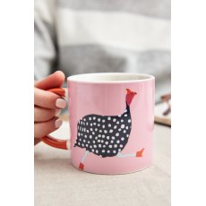 Joules Fowl Pink Mug