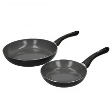 Masterclass Recycled Aluminium Frying Pan 2pk