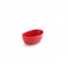 Oval Pie Dish 15cm Gourmet Red