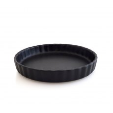 Flan Dish Gourmet Black