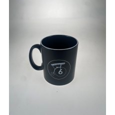 Pennyfarthing Mug Black/White