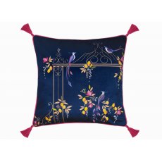 Sara Miller Bird & Gate Navy Cushion