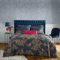 Sara Miller Smokey Bird Blue Bedset