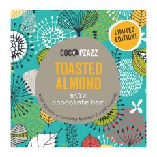 Coco Pzazz Milk Chocolate Bar Toasted Almonds