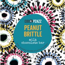 Coco Pzazz Milk Chocolate Peanut Brittle Bar