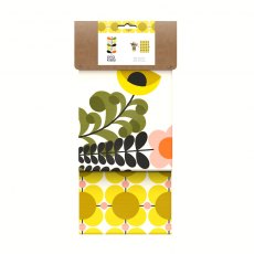 Orla Kiely Set of 2 Tea Towels Vase Of Flowers
