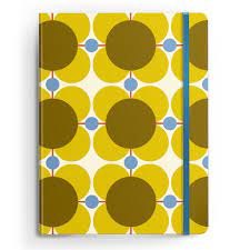 Orla Kiely A4 Notebook Atomic Flower