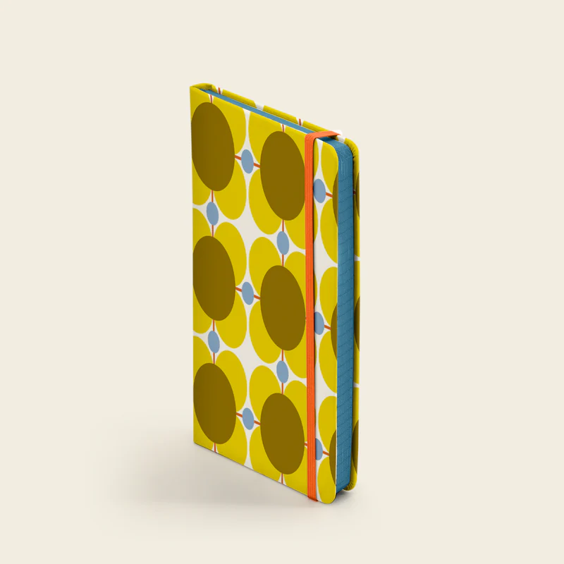 Orla Kiely A5 Notebook Atomic Flower Dandelion