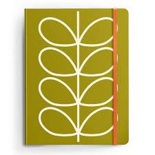 Orla Kiely A4 Notebook Linear Stem