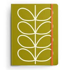 Orla Kiely A4 Notebook Linear Stem