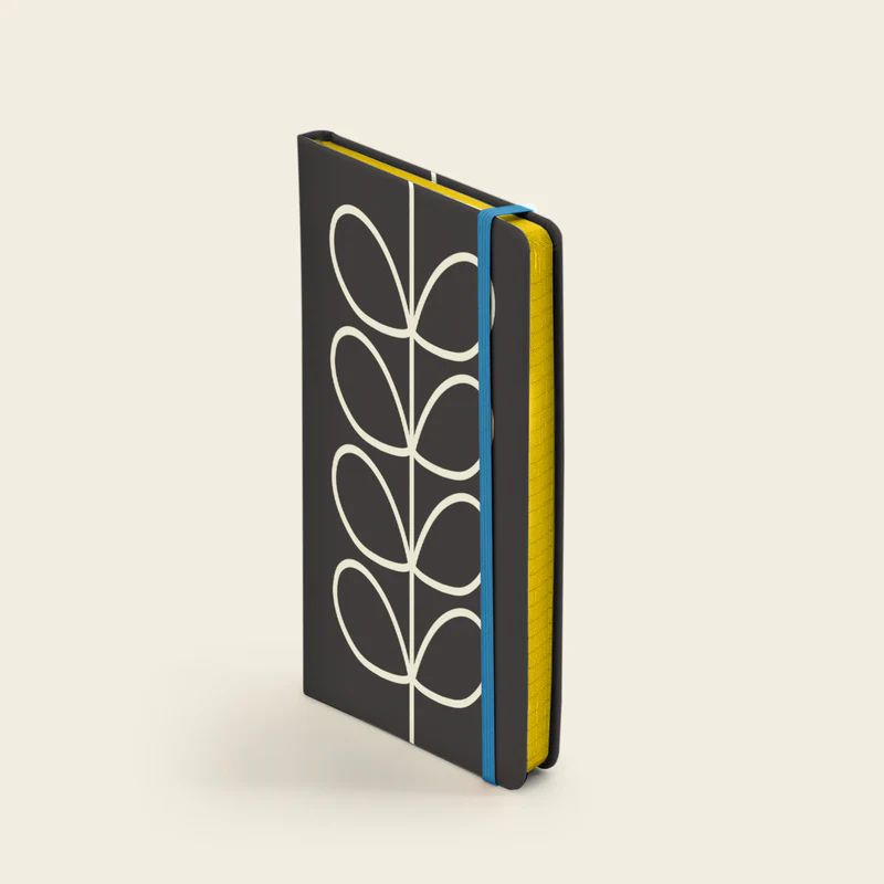 Orla Kiely A5 Notebook Linear Stem Slate
