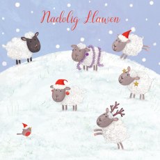 Nadolig Llawen/Happy Christmas Cards PK/5
