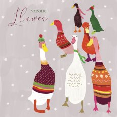 Nadolig Llawen/Happy Christmas Cards PK/5