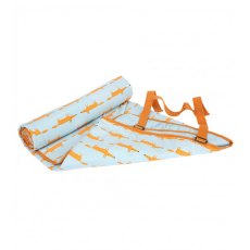 Scion Mr Fox Picnic Blanket - Blue