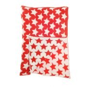 Ziggle Red & White Styar Chenille Blanket