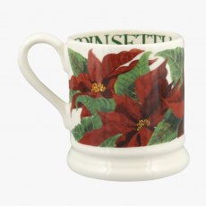 Emma Bridgewater Poinsettia 1/2 Pint Mug