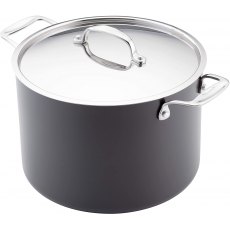 Stellar Hard Anodised 24cm Stockpot 8L