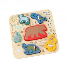 We're Going On A Bear Hunt Wooden Shape Puzzle