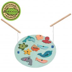 Wooden Magnetic Fishing Game