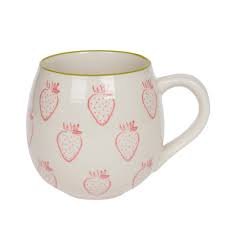 Strawberries Stoneware Mug