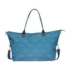 Sophie Allport Bees Teal Oundle Weekend Bag