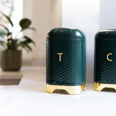 Lovello Hunter Green Tea Canister