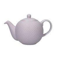 Globe Textured Teapot 4 Cup Lavender Honeycomb