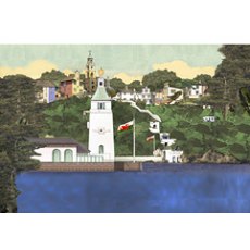 Portmeirion Lighthouse Fridge Magnet