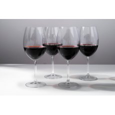 Mikasa Julie Crystal Bordeaux Glasses Set of 4