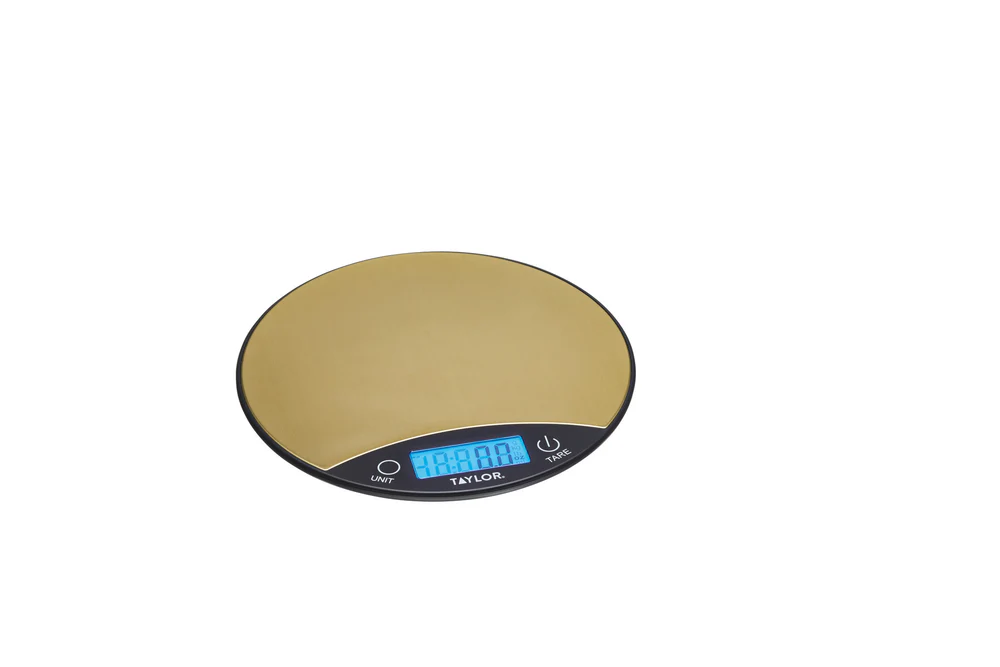 Taylor Pro Digital Dual 5Kg Kitchen Scales - Black & Brass
