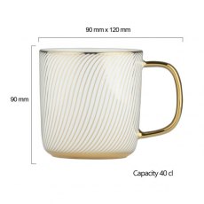 BIA Swirl Mug Gold