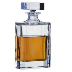 Crystalite Bohemia Plain Rectangular Decanter