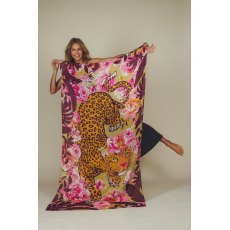 Powder Climbing Leopard Print Scarf