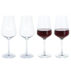 Dartington Crystal Cheers Red Wine Glasses Set of 4