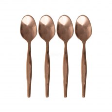 S/4 Copper Dipped Tea Spoons