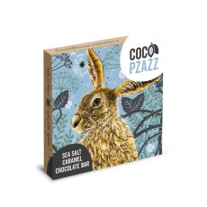Coco Pzazz x Fox & Boo's Sea Salt Caramel Chocolate Bar Hare 80g