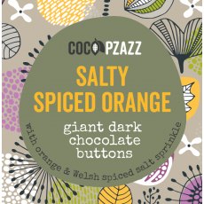 Coco Pzazz Salted Spiced Orange Giant Buttons (V)