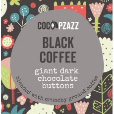 Coco Pzazz Black Coffee Giant Buttons (V)