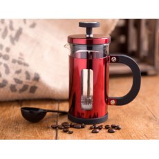 Pisa Cafetiere Red 3 Cup