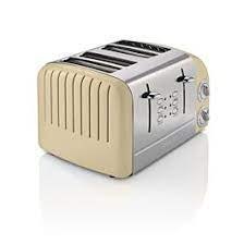 Swan 4 Slice Retro Toaster Cream