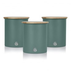 Swan Nordic S/3 Canisters Green