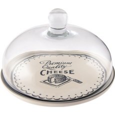 Gourmet Cheese Dome With Ceramic Plate