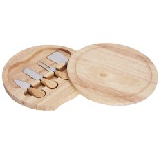 S/4 Cheese Knifes & Board Set