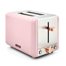 Tower Cavaletto 2 Slice Toaster Pink
