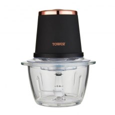 Tower Cavaletto 350W 1L Glass Mini Chopper Black