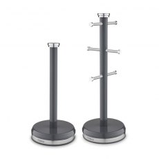 Tower Belle Mug Tree & Towel Pole Graphite