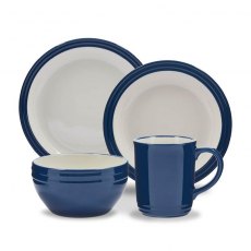 Tower Foundry 16pc Dinnerware Set Blue