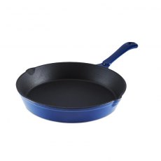 Tower Foundry Cast Iron Round Fry Pan 26cm Blue