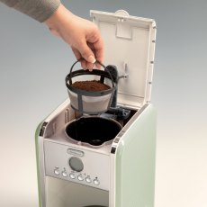 Ariete Vintage 12 Cup Drip Filter Coffee Maker Green
